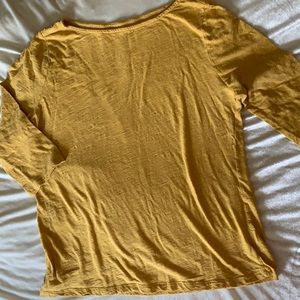 Yellow three button shoulder XL a new day